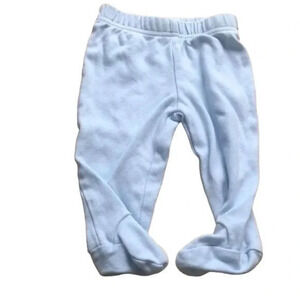 Baby Blue Footed Pants Newborn Infant Cotton Blend Comfy Casual‎ Sleepwear
